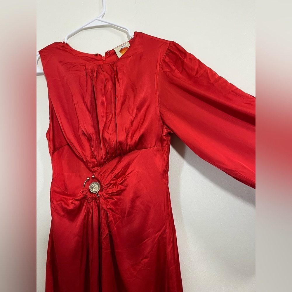 Farm Rio One-Shoulder Maxi Cutout Dress - Picture 8 of 10